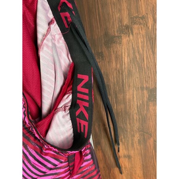 Nike Plus Dry 5.0 Training Shorts Activewear AOP CJ2013 Pink Black Mens Large - Picture 5 of 7